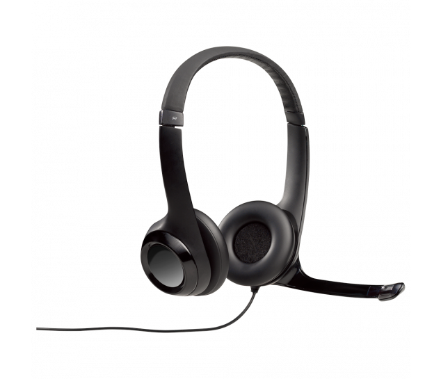 Headset com fio USB Logitech H390 - Preto