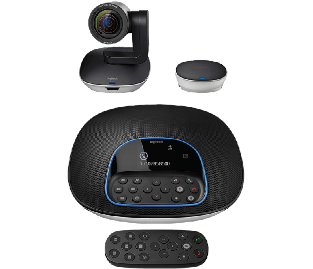 Sistema de videoconferência Logitech GROUP