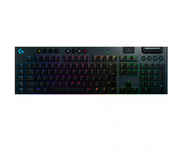 TECLADO MECÂNICO SEM FIO DE BAIXO PERFIL RGB PARA JOGOS LOGITECH G915 TACTILE