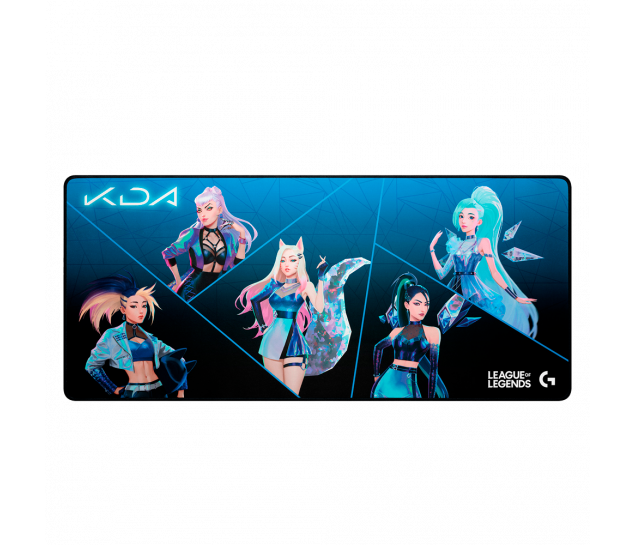 Mouse Pad Extra Grande de Tecido Logitech G840 K/DA - Edição Oficial League of Legends KDA