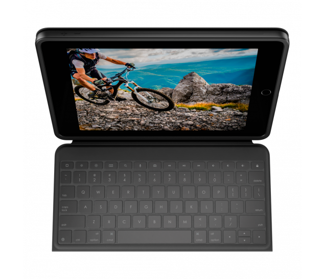 Capa com Teclado Logitech Rugged Folio para iPad 7ª, 8ª e 9ª Gerações