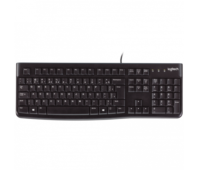 Teclado Logitech K120 - Padrão ABNT2