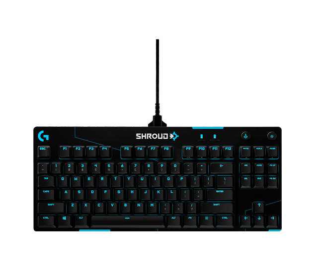 Teclado Mecânico Gamer Logitech G PRO X Shroud