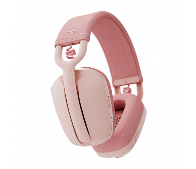 Headset sem fio Logitech Zone Vibe 100 - Rosa