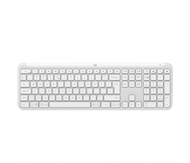 Teclado sem fio Logitech Signature Slim K950 - Branco