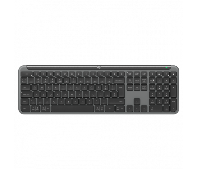 Teclado sem fio Logitech Signature Slim K950 - Grafite