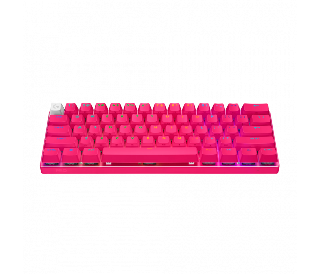 Teclado Mecânico Gamer Sem Fio Logitech G PRO X 60 LIGHTSPEED - Rosa Magenta