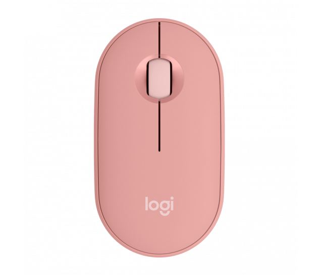Mouse Sem Fio Logitech Pebble Mouse 2 M350s Rosa