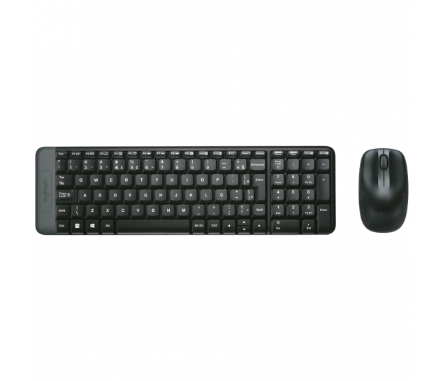Combo Teclado e Mouse Logitech MK220 - Padrão ABNT2