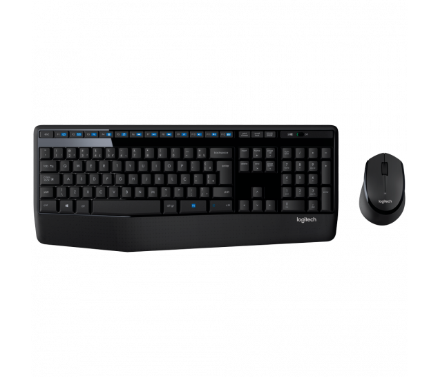 Combo Teclado e Mouse Wireless Logitech MK345 - Padrão ABNT2 