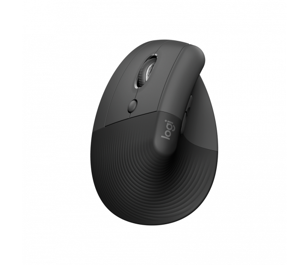 Mouse Sem Fio Logitech Lift Left Vertical - Grafite