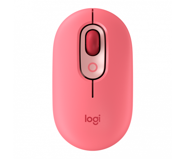  Mouse sem Fio Logitech POP - Rosa Heartbreaker