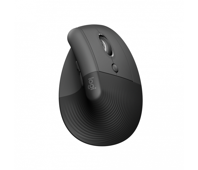Mouse Sem Fio Logitech Lift Vertical - Grafite