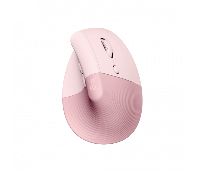Mouse Sem Fio Logitech Lift Vertical - Rosa