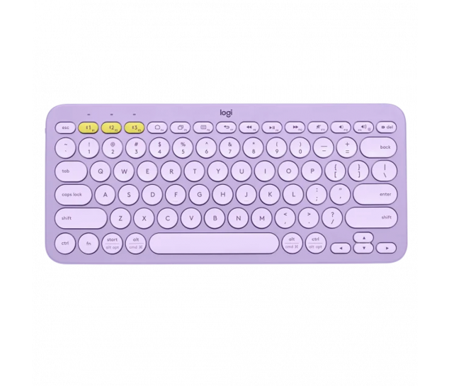 Teclado sem fio Logitech K380 - Lilás Lemonade