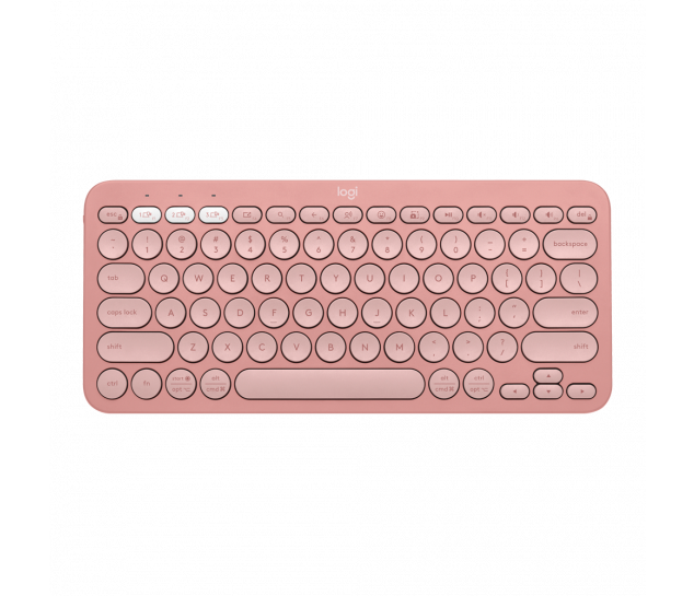 Teclado sem fio Logitech Pebble Keys 2 K380s - Rosa