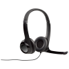 Headset com fio USB Logitech H390 - Preto - 2