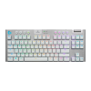 Teclado Mecânico Gamer Sem Fio Logitech G915 TKL - Branco - 1