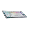 Teclado Mecânico Gamer Sem Fio Logitech G915 TKL - Branco - 4