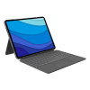 Capa com Teclado Logitech Combo Touch iPad Pro 11" (1ª, 2ª, 3ª e 4ª Gerações) - Cinza - 1