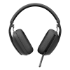 Headset sem fio Logitech Zone Vibe 100 - Grafite - 2