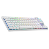 Teclado Mecânico Gamer sem fio USB Logitech G PRO X TKL LIGHTSPEED Branco com Layout Americano - 2