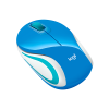 Mouse Sem Fio Mini Logitech M187 - Azul