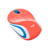 Mouse Sem Fio Mini Logitech M187 - Coral