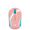 Mouse Sem Fio Mini Logitech M187 - Rosa
