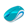 Mouse Sem Fio Mini Logitech M187 - Verde Água