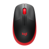 Mouse sem fio Logitech M190 - Vermelho - 1
