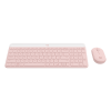 Combo Teclado e Mouse sem fio Logitech MK470 - Rosa - 2