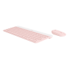 Combo Teclado e Mouse sem fio Logitech MK470 - Rosa - 4