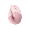 Mouse Sem Fio Logitech Lift Vertical - Rosa - 1