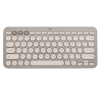 Teclado sem fio Logitech K380 - Cinza Areia - 1