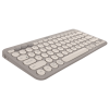 Teclado sem fio Logitech K380 - Cinza Areia - 2