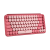 Teclado Mecânico sem fio Logitech POP Keys - Rosa Heartbreaker - 3