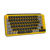 Teclado Mecânico sem fio Logitech POP Keys - Amarelo Blast - 4