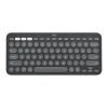 Teclado sem fio Logitech Pebble Keys 2 K380s - Grafite - 1