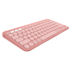 Teclado sem fio Logitech Pebble Keys 2 K380s - Rosa - 2